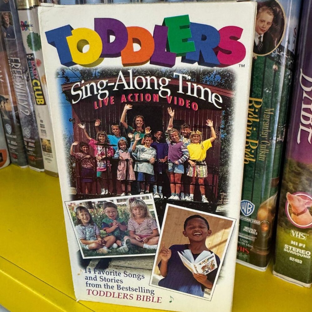 TODDLERS SING A-LONG TIME VHS